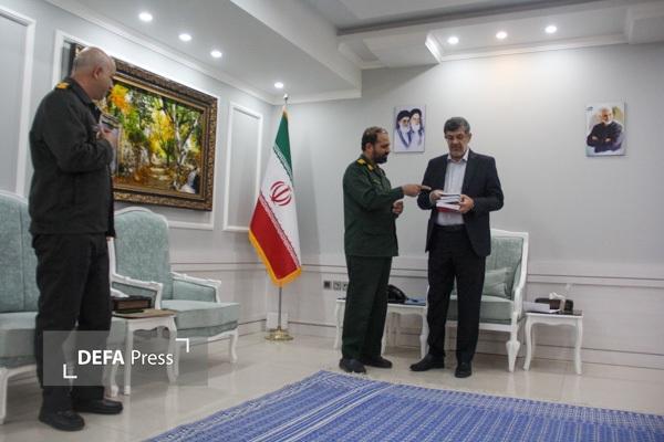 دیدار سرهنگ حرزاده با استاندار یزد + تصاویر