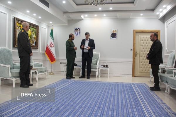 دیدار سرهنگ حرزاده با استاندار یزد + تصاویر