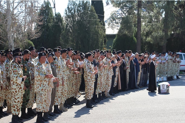 پیکر سرهنگ جانباز دفاع مقدس جواد کریم‌دخت تشییع شد