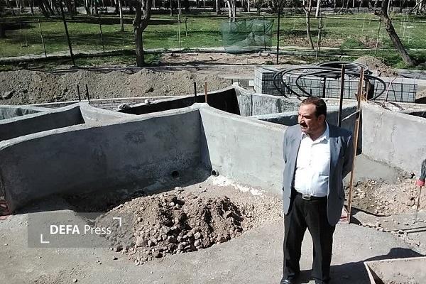 بازدید سرهنگ جوان از پروژه احداث یادمان شهدای گمنام بوستان ملت مشهد بازدید سرهنگ جوان از پروژه احداث یادمان شهدای گمنام بوستان ملت مشهد