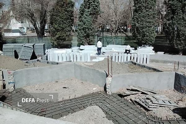 بازدید سرهنگ جوان از پروژه احداث یادمان شهدای گمنام بوستان ملت مشهد بازدید سرهنگ جوان از پروژه احداث یادمان شهدای گمنام بوستان ملت مشهد