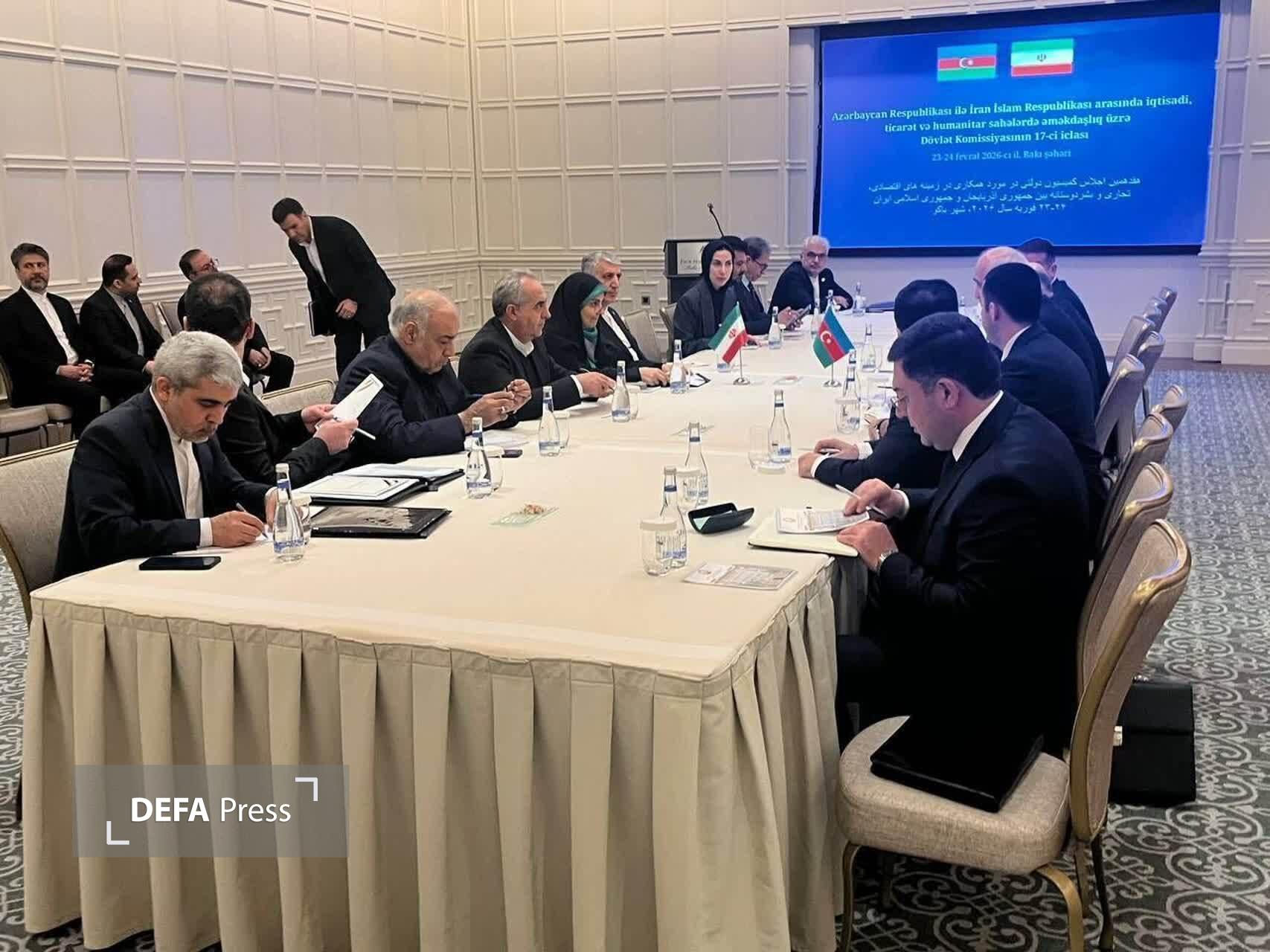 سفر وزیر راه و شهرسازی با استاندار آذربایجان شرقی به جمهوری آذربایجان 