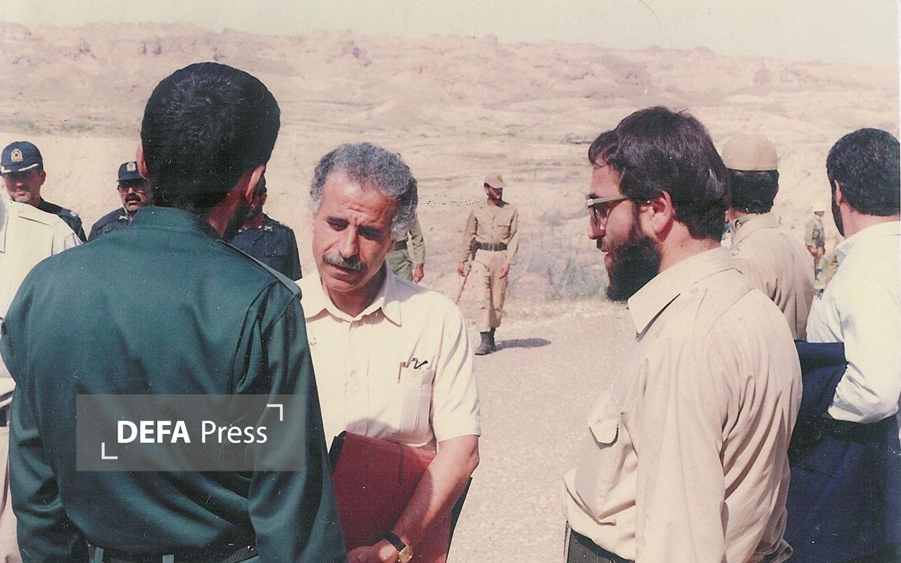 حضور مرحوم‌ امیر سرتیپ ناصر محمدی فر در جمع گروه‌های تفحص شهدا + تصاویر