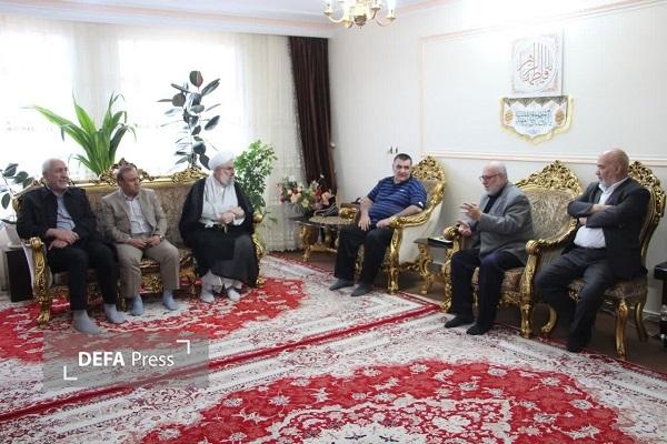 دیدار مسئولان شهرستان ملایر با جانباز دوران دفاع مقدس + تصاویر