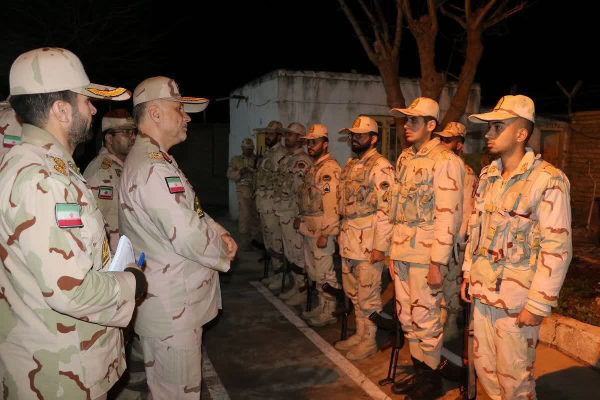 فیلم/ بازدید فرمانده مرزبانی خراسان رضوی از پاسگاه‌های مرزی هنگ درگز