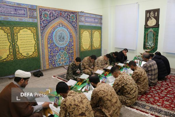 برگزاری جزخوانی قرآن کریم در اداره کل حفظ آثار و نشرارزش‌های دفاع مقدس و مقاومت خراسان شمالی