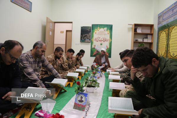 برگزاری جزخوانی قرآن کریم در اداره کل حفظ آثار و نشرارزش‌های دفاع مقدس و مقاومت خراسان شمالی