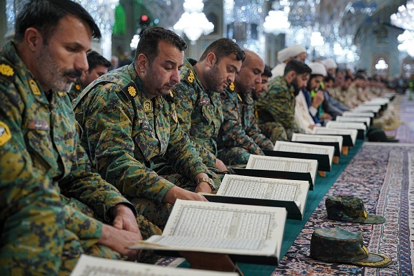 تصاویر/ ترتیل‌خوانی قرآن کریم با حضور پرسنل فراجا