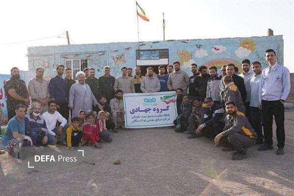 حضور گروه جهادی شهید سلیمانی در روستای سنگان حضور گروه جهادی شهید سلیمانی در روستای سنگان