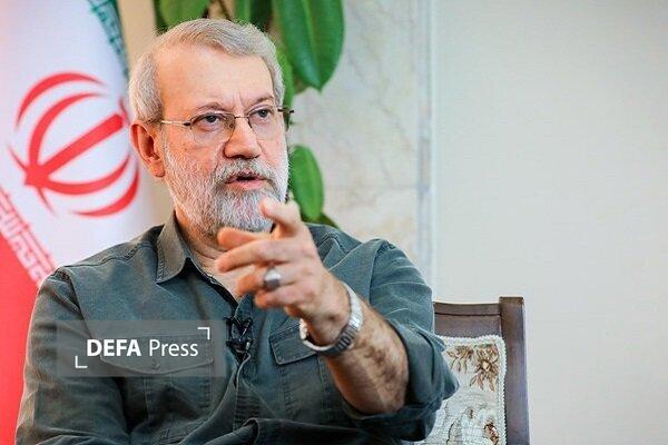 لاریجانی: تبهکاران صهیونیست و آمریکائیان بی صفت را پشیمان میکنیم لاریجانی: تبهکاران صهیونیست و آمریکائیان بی صفت را پشیمان میکنیم
