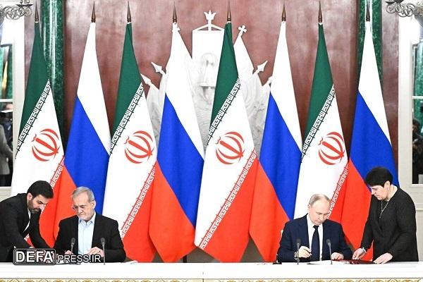 پوتین قانون معاهده جامع راهبردی با ایران را امضا کرد