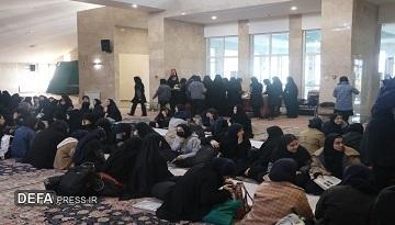 تصاویر/ مراسم روز دختر در حسینیه شهدای گمنام باغ موزه دفاع مقدس و مقاومت استان