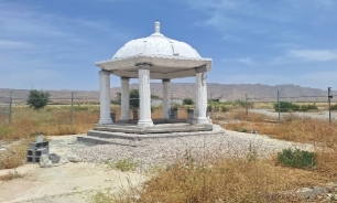 تصاویر/ بازدید سرهنگ خواست خدایی از روند پیشرفت یادمان شهید گمنام لیشتر گچساران