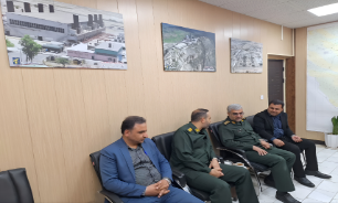 برگزاری نشست هم اندیشی سرهنگ خواست خدایی و مسئول بسیج شرکت نفت و گاز گچساران