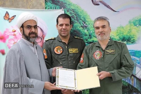 برگزاری مراسم بزرگداشت مقام معلم در پایگاه شکاری شهید حبیبی زهام+ تصاویر