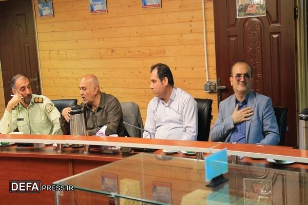 جلسه پیگیری روند تدوین مقالات دانشنامه دفاع مقدس استان گلستان+تصاویر