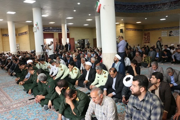 تصاویر/مراسم بزرگداشت جانباختگان اسکله شهید رجایی در شهرستان ایوان