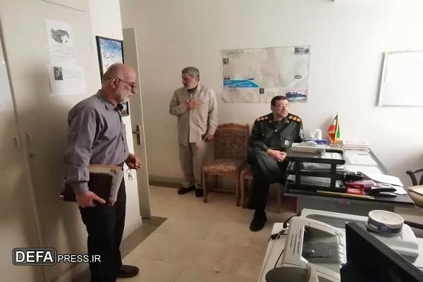 بازدید مدیرکل حفظ آثار و نشر ارزش‌های دفاع مقدس و مقاومت مازندران از دفتر حفظ آثار بهشهر+ تصاویر