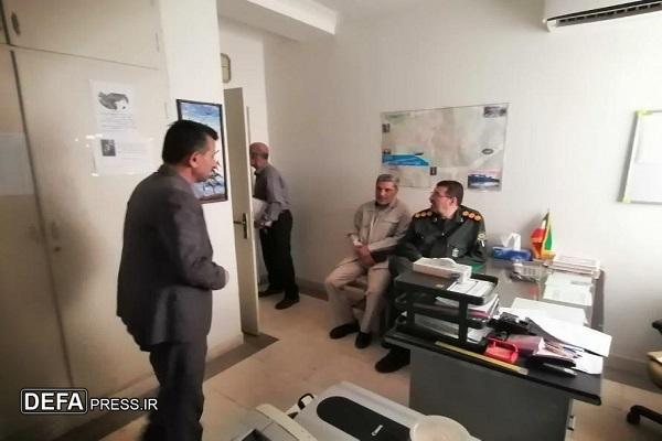 بازدید مدیرکل حفظ آثار و نشر ارزش‌های دفاع مقدس و مقاومت مازندران از دفتر حفظ آثار بهشهر+ تصاویر