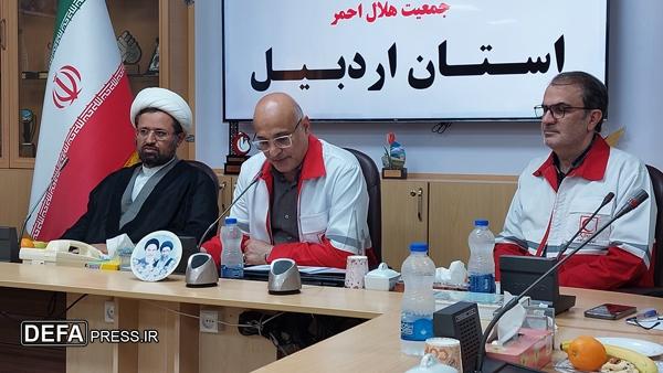 فعالیت ۲۸ هزار داوطلب در جمعیت هلال‌احمر اردبیل