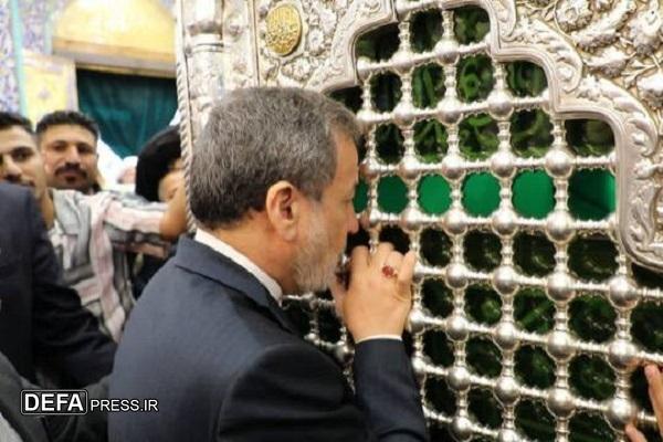 تشرف عراقچی به زیارت حرم حضرت معصومه (س)