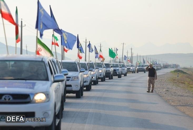 قدرت‌نمایی نیروی زمینی سپاه با «ستون‌کشی تاکتیکی» یگان‌های توپخانه و موشکی