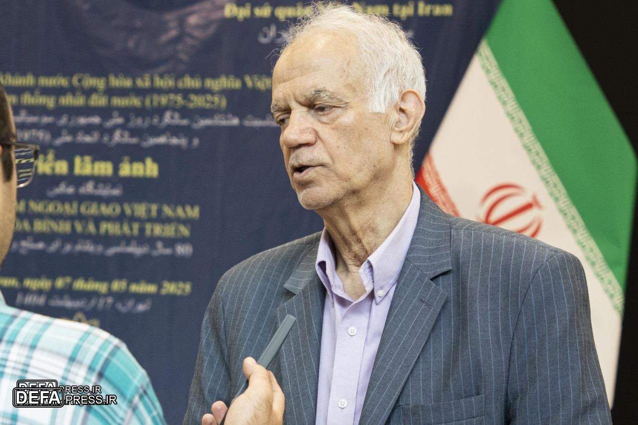 رئیس انجمن دوستی ایران و ویتنام: جنگ ویتنام یادآور مبارزه خستگی‌ناپذیر یک ملت در برابر بیگانگان است