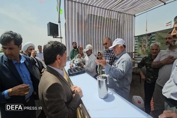 بازدید فرماندار مشهد از موکب‌های پذیرایی زائران پیاده امام رضا (ع) + تصاویر