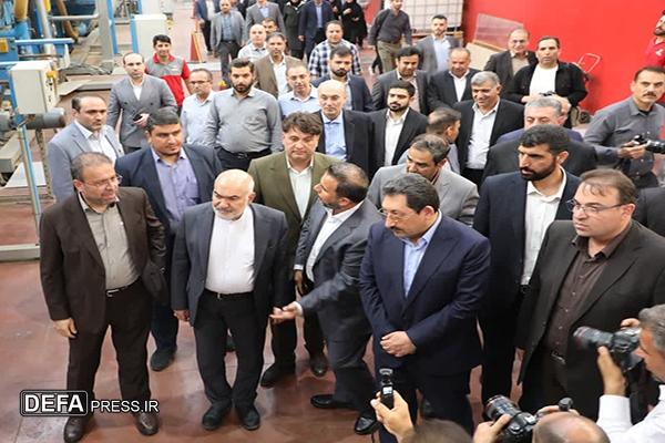 افتتاح و آغاز عملیات ساخت ۶ طرح صنعتی در خوزستان با حضور وزیر صمت