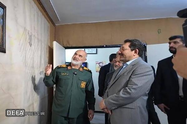 بازدید وزیر صمت از قرارگاه کربلا در خوزستان