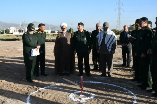 احداث پروژه ۱۵۸ منزل سازمانی سپاه فتح در کهگیلویه و بویراحمد کلنگ زنی شد