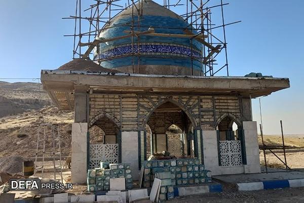 پیشرفت ۸۰ درصدی یادمان شهدای گمنام در منطقه گلگیر مسجدسلیمان
