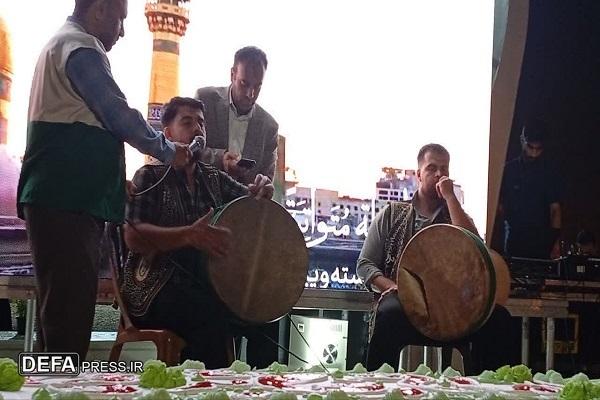 برگزاری جشن ولادت امام رضا (ع) در جوار شهید گمنام کرمان +تصاویر