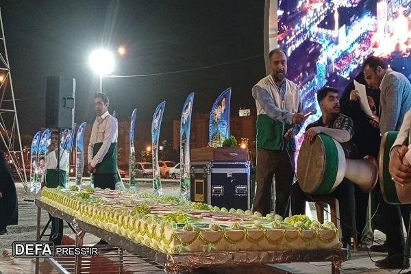 برگزاری جشن ولادت امام رضا (ع) در جوار شهید گمنام کرمان +تصاویر