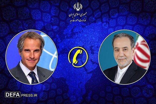 گفتگوی تلفنی مدیر کل آژانس بین‌المللی انرژی اتمی با وزیر امور خارجه