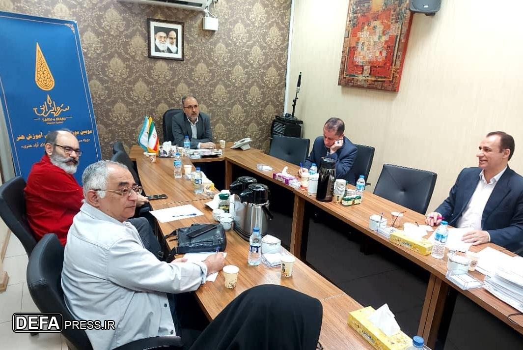 داوری نهایی دومین دوره جایزه ملی آموزش هنر «سرو ایرانی» برگزار شد
