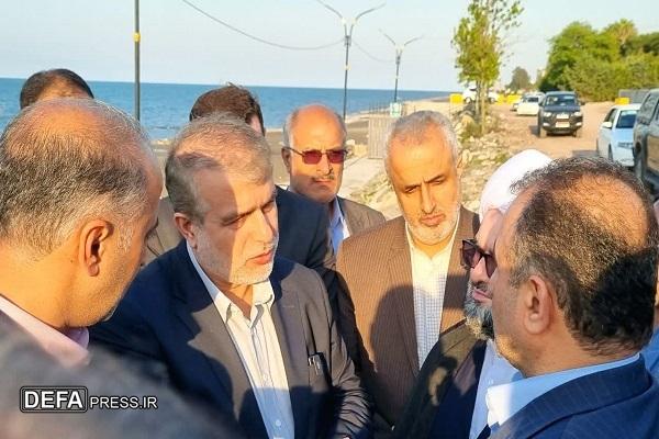 حمایت دادگستری مازندران از پروژه احداث جاده ساحلی در شهرستان عباس آباد