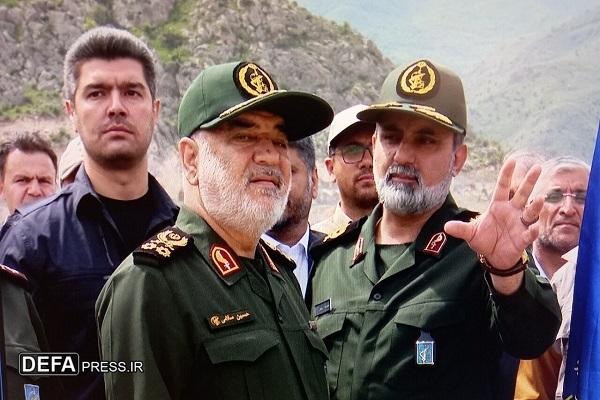 تاکید فرمانده سپاه بر تسریع در طرح تعریض جاده جلفا به کلاله