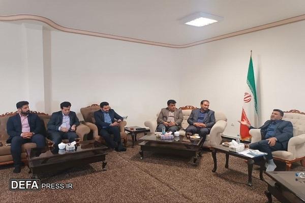دیدار مدیر کل بنیاد شهید و امور ایثارگران استان ایلام با فرماندار دهلران