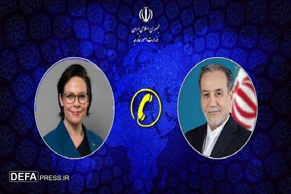 گفت‌وگوی تلفنی وزرای خارجه جمهوری اسلامی ایران و سوئد