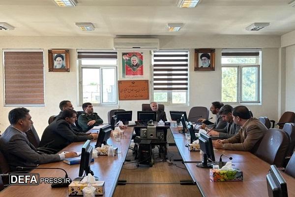 برگزاری جلسه تأمین اعتبار محوطه‌سازی موزه دفاع مقدس و مقاومت استان