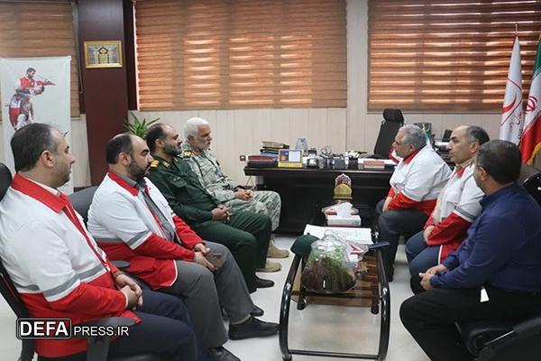 سردار مرادحاجتی: نیرو‌های هلال احمر رزمندگان خط مقدم خدمت به ملت هستند