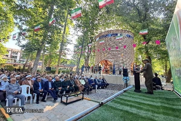 یادمان شهید گمنام فومن افتتاح شد