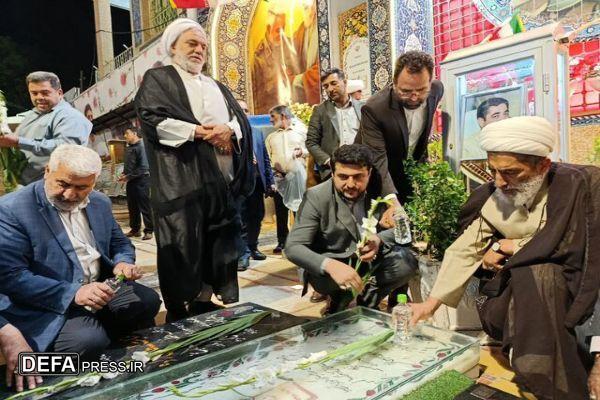 ادای احترام معاون قوه قضائیه به مقام شهید سلیمانی