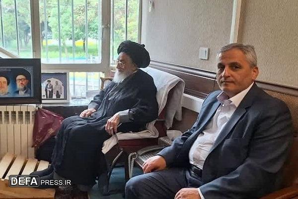 دیدار مدیران کل بنیاد شهید استان‌های آذربایجان غربی و شرقی با خانواده شهید آل هاشم