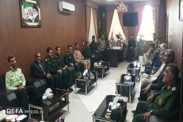 دیدار فرمانده و کارکنان تیپ ۴۸ فتح با فرمانده جدید نیروی انتظامی کهگیلویه و بویراحمد +تصاویر