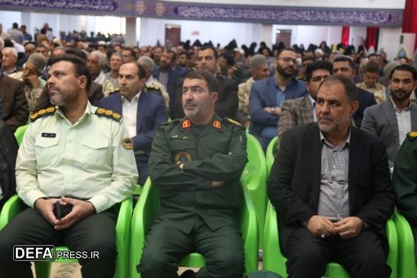 آیین تودیع و معارفه فرمانده سپاه فتح کهگیلویه و بویراحمد + تصاویر