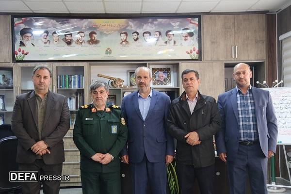بررسی مشکلات باغ موزه دفاع مقدس در نشست با شهردار منطقه ۲ تبریز