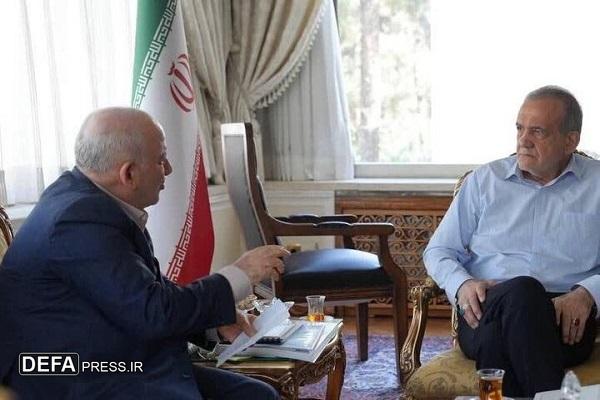 دیدار استاندار مازندران با رئیس جمهور