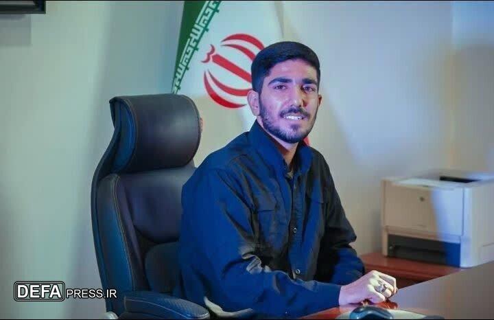وداع با پیکر مطهر شهید مدافع امنیت در مسجد جمکران